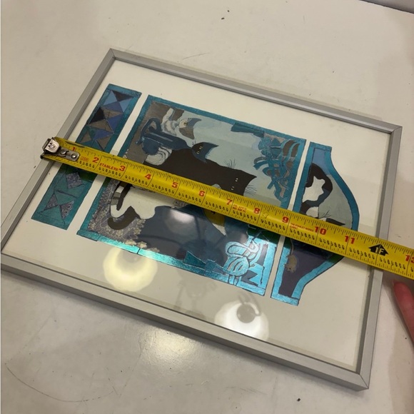 Rosina Wachtmeister Cats Kittens Modern Abstract Art framed - Picture 8 of 9